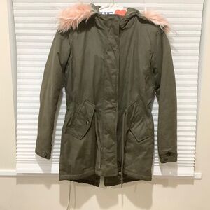 Forest green coat